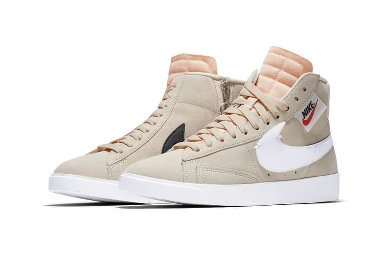 Nike blazer mid womens rebel deconstructed september 22 2018 release date Reimagined sneaker black virgil abloh hypebeast