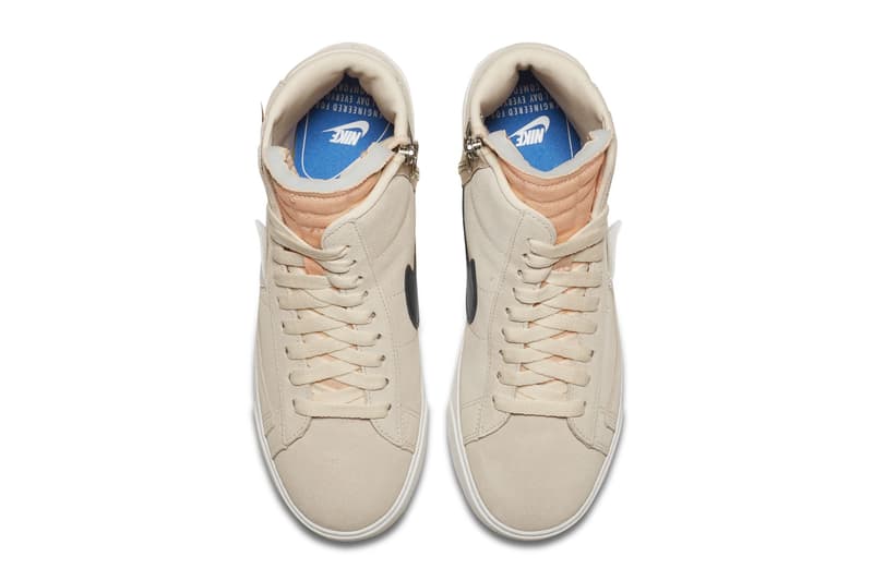 Nike blazer mid womens rebel deconstructed september 22 2018 release date Reimagined sneaker black virgil abloh hypebeast
