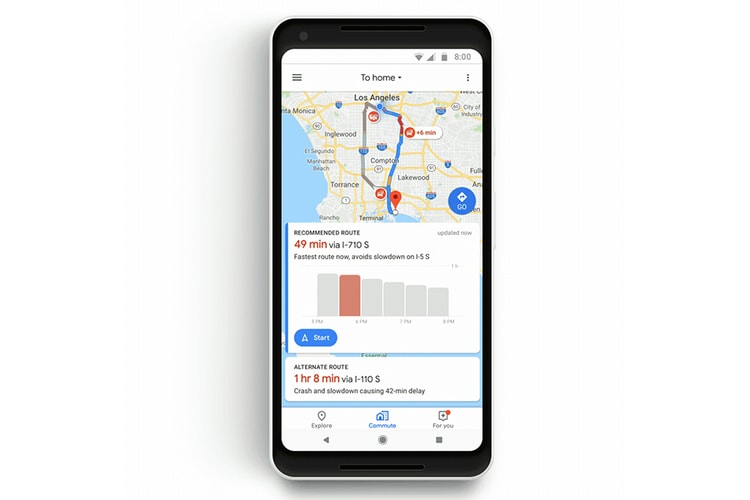Google マップに毎日の通勤や通学に便利な新機能が追加