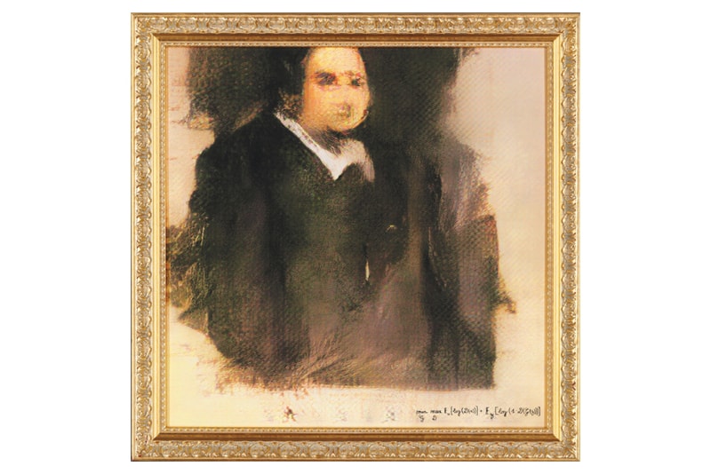 AI アート 肖像画 オークション 落札 Obvious Christie's Portrait of Edmond Belamy GAN