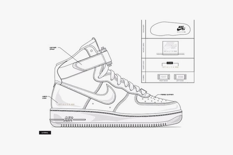 1017 ALYX 9SM が Nike との新作コラボ Air Force 1 を初公開 アリクス ナイキ エアフォース1 HYPEBEAST ハイプビースト