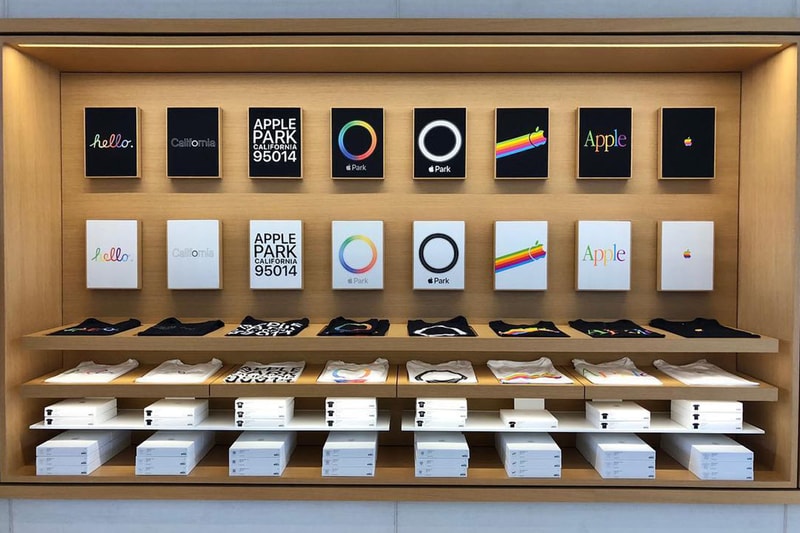 Apple の本社内施設にてレトロなアーカイブデザインを採用した限定Tシャツが販売開始 アップル HYPEBEAST ハイプビースト