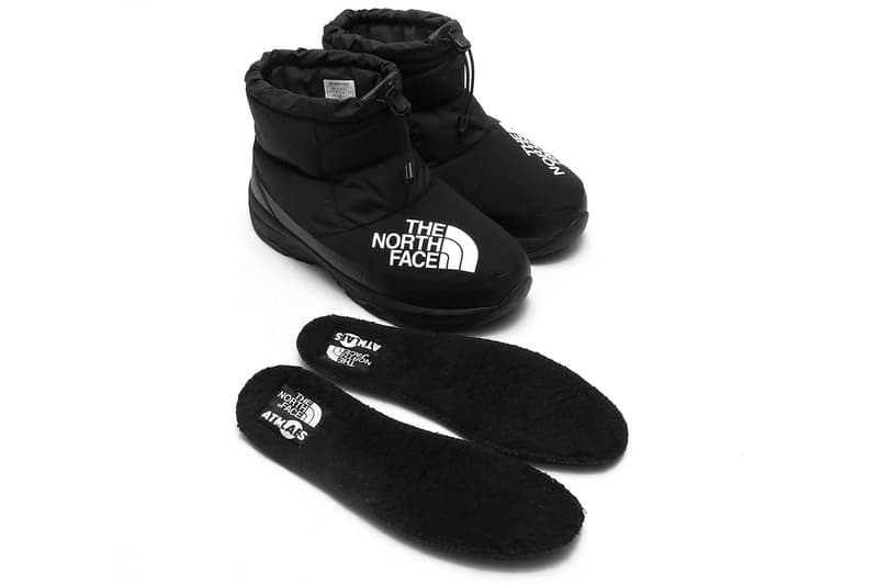 ノースフェイス atmos アトモス north face ヌプシ ブーティー ビッグロゴ ダウン ブーツ nuptse bootie down atmos lab アトモスラボ 