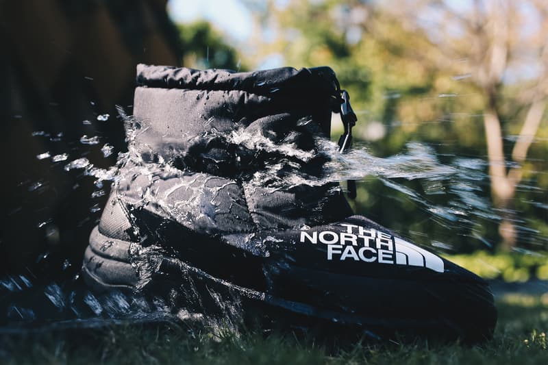 ノースフェイス atmos アトモス north face ヌプシ ブーティー ビッグロゴ ダウン ブーツ nuptse bootie down atmos lab アトモスラボ 