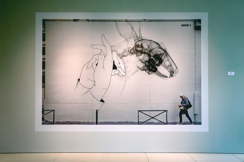世界各地の壁画アートが一堂に会した SHOK-1 国内初となる個展 “Street X-Rays” に潜入 普段顔出しNGのSHOK-1もX線アートをプリントした限定マスク姿で登場