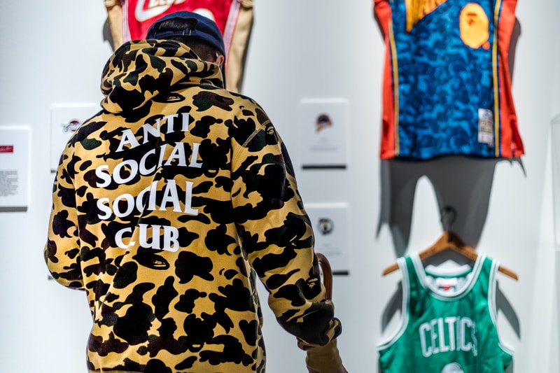 "BAPE XXV" Street Style tokyo japan a bathing ape 25th anniversary exhibition nigo sk8thing james bond stash streetsnaps photography HYPEBEAST 