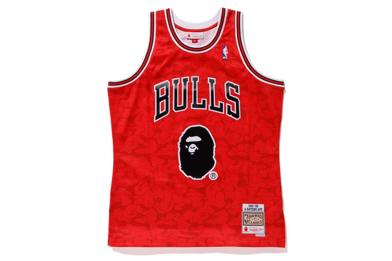 BAPE ベイプ NBA レイカーズ ウォリアーズ キャバリアーズ ブルズ ロケッツ ニックス ブレイザーズ セルティックス コラボ ジャージ Basketball Collection Mitchell & Ness and Spalding Snoop Dogg HYPEBEAST