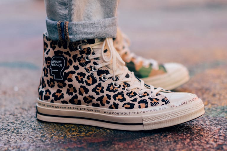 Brain Dead  x Converse によるマルチパターンを落とし込んだド派手な Chuck Taylor All ’70 が誕生