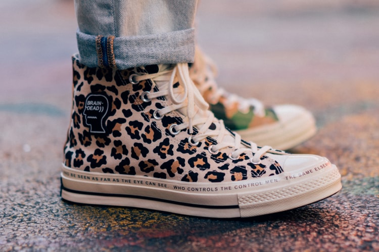 Brain Dead x Converse によるマルチパターンを落とし込んだド派手な Chuck Taylor All ’70 が誕生