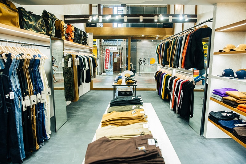 カーハート Carhartt WIP 京都 店舗 ショップ ストア お店 場所 大阪 兵庫 ストリート ワークウェア 