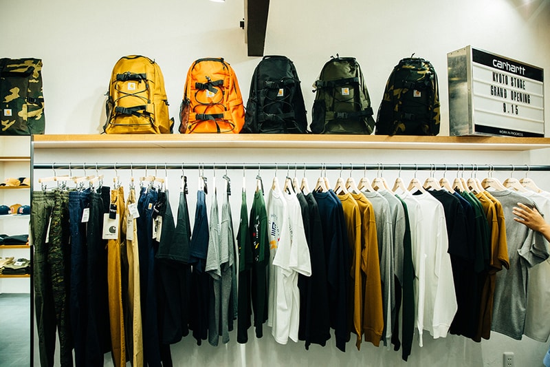 カーハート Carhartt WIP 京都 店舗 ショップ ストア お店 場所 大阪 兵庫 ストリート ワークウェア 