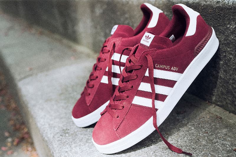 adidas Skateboarding Campus ADV black grey red Sneaker HYPEBEAST