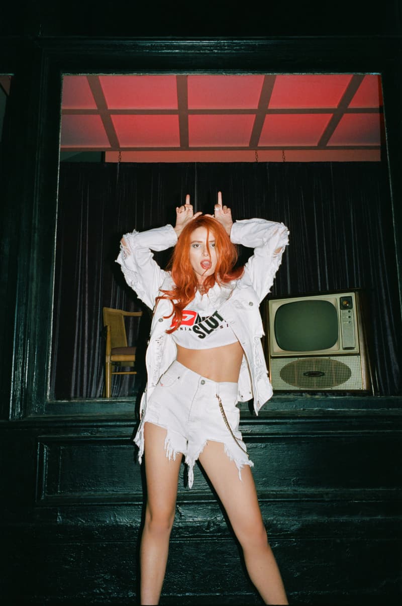 ディーゼル DIESEL デニム パーカー Tシャツ ヘイト 2018年秋冬 HAUTE COUTURE Nicki Minaj ニッキー・ミナージュ Gucci Mane グッチ・メイン Bella Thorne ベラ・ソーン