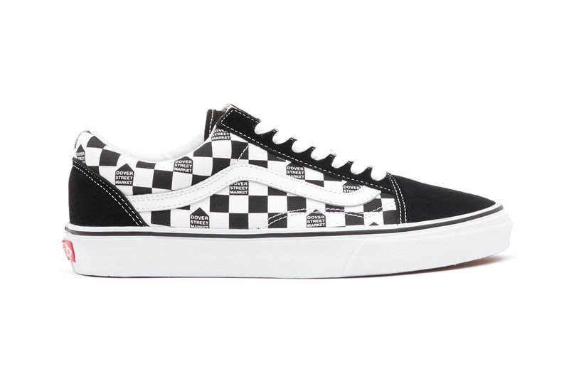 Dover Street Market Vans Old Skool Vans Sk8-Hi Dover Street Market Ginza Online Size  Black White Collaboration Sneaker HYPEBEAST