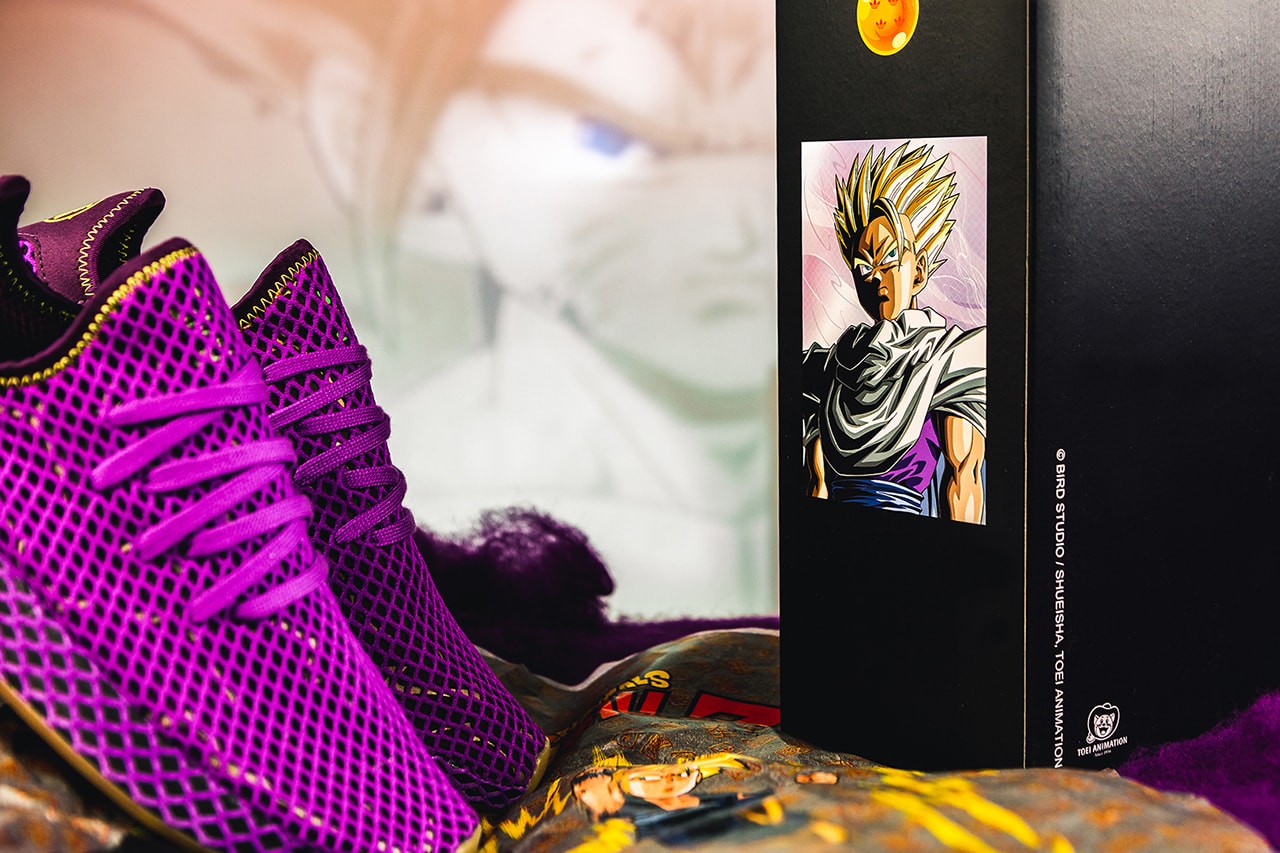 adidas originals dragon ball z collaboration prophere deerupt son gohan cell sneaker shoe model release date drop info october 27 2018 collection anime Sneaker HYPEBEAST