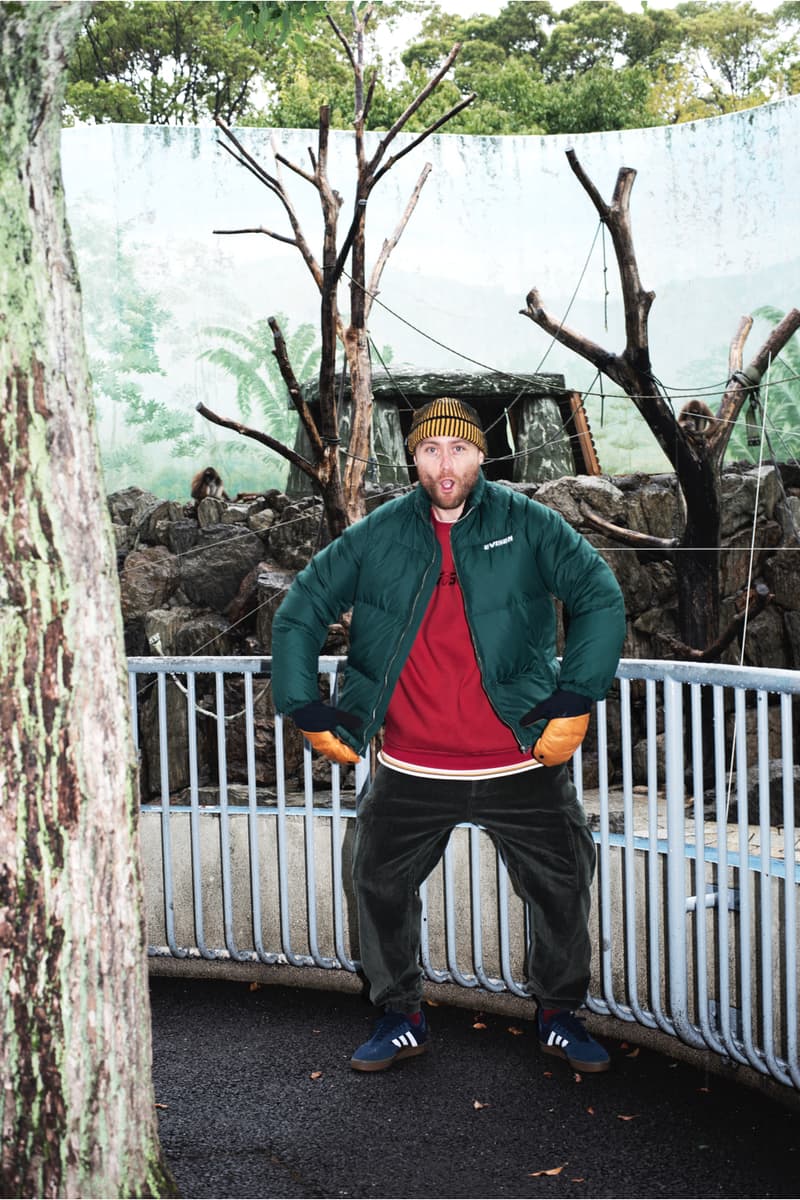 Evisen Skateboards Supreme Palace Prov BEAMS Hoodie Jacket Fleece Pants 2018 Fall Winter Lookbook HYPEBEAST