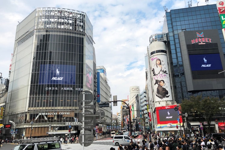 UPDATE:PALACE が Polo Ralph Lauren とのコラボレーションを渋谷スクランブル交差点で発表?