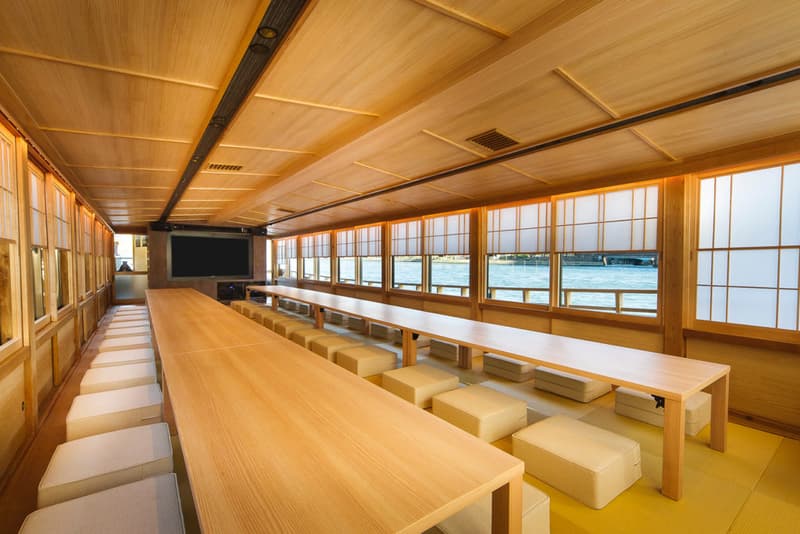 屋形船 大阪 関西 京都 予約 陽雅 YOUGA 宴会 送別会 大人数 イチミリ デザイン 建築 