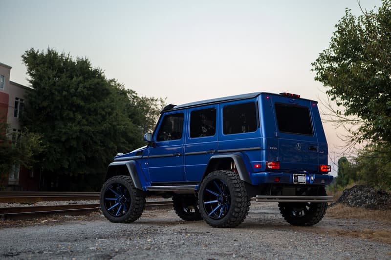 メルセデス・ベンツ G クラス Mercedes-Benz G550 4×4² Lil Baby リル・ベイビー カスタム ブルー ブラック ホイール クルマ