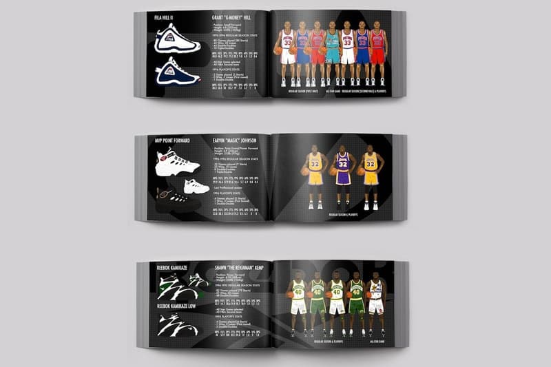 1990年代のスニーカーカルチャーを振り返る名作バッシュに焦点を当てたアートブックが登場　nba Michael Jordan（マイケル・ジョーダン）を筆頭に、Charles Barkley（チャールズ・バークレー）やShaquille O'Neal（シャキール・オニール）、Penny Hardaway（ペニー・ハーダウェイ）、Grant Hill（グラント・ヒル）、Jason Kidd（ジェイソン・キッド）、Allen Iverson（アレン・アイバーソン） 〈Nike（ナイキ）〉や〈Reebok （リーボック）〉、〈adidas（アディダス）〉、〈Fila（フィラ）〉、〈Converse（コンバース）〉 HYPEBEAST ハイプビースト