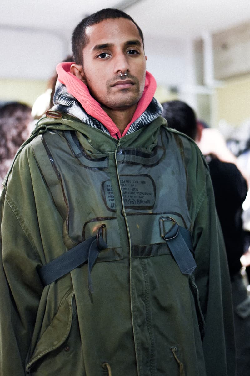 N.HOOLYWOOD 尾花大輔 エヌ N ハリウッド 2019年春夏 SS コレクション ランウェイ バックステージ ヴィンテージ ミリタリー パンク ジャケット Tシャツ パンツ バックパック
