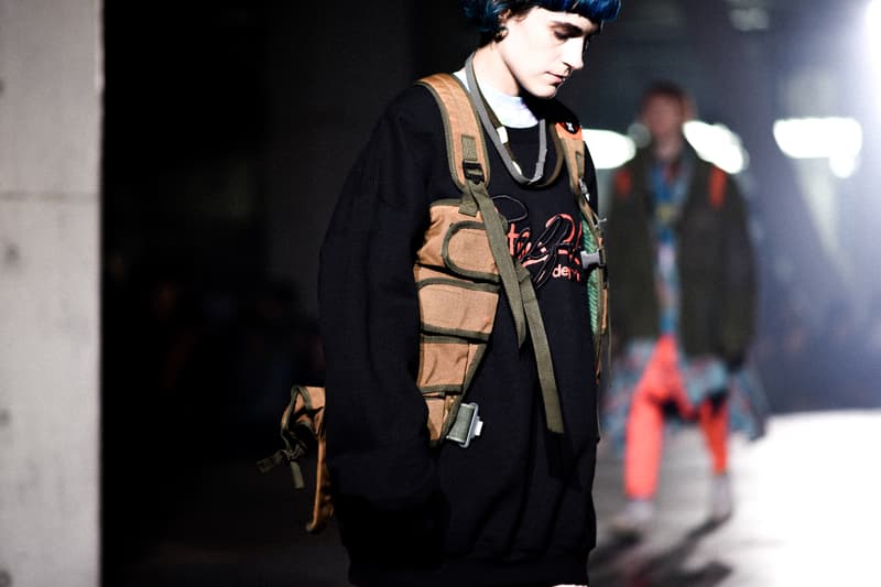 N.HOOLYWOOD 尾花大輔 エヌ N ハリウッド 2019年春夏 SS コレクション ランウェイ バックステージ ヴィンテージ ミリタリー パンク ジャケット Tシャツ パンツ バックパック