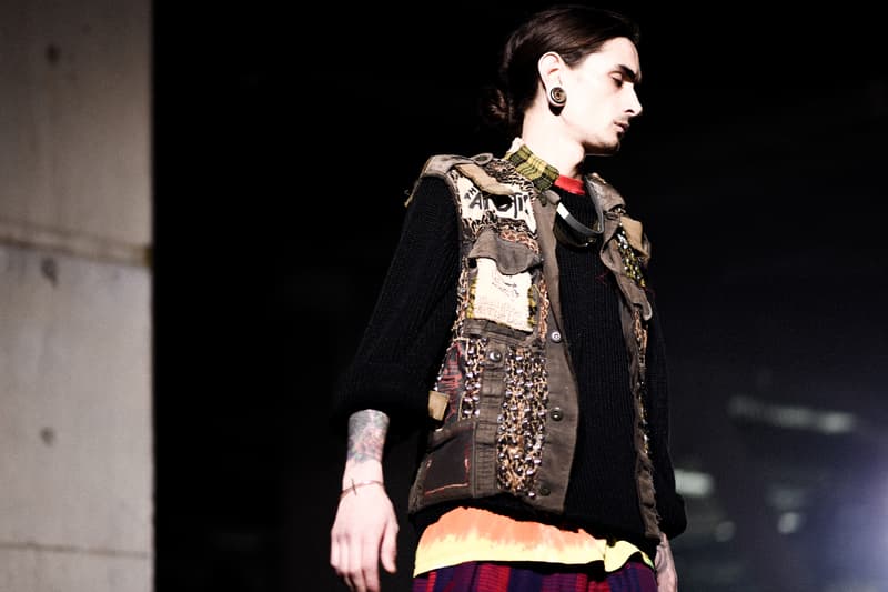 N.HOOLYWOOD 尾花大輔 エヌ N ハリウッド 2019年春夏 SS コレクション ランウェイ バックステージ ヴィンテージ ミリタリー パンク ジャケット Tシャツ パンツ バックパック