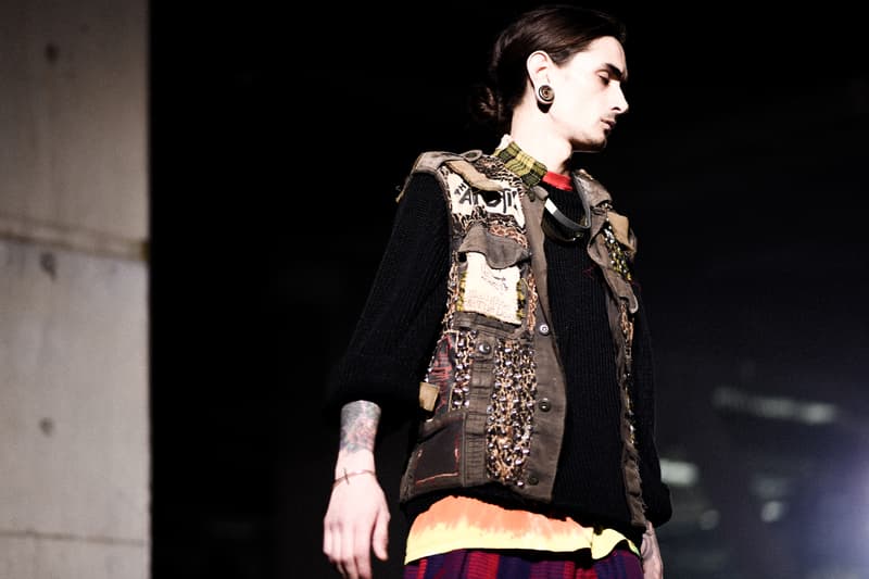 N.HOOLYWOOD 尾花大輔 エヌ N ハリウッド 2019年春夏 SS コレクション ランウェイ バックステージ ヴィンテージ ミリタリー パンク ジャケット Tシャツ パンツ バックパック