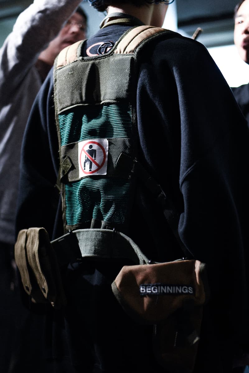N.HOOLYWOOD 尾花大輔 エヌ N ハリウッド 2019年春夏 SS コレクション ランウェイ バックステージ ヴィンテージ ミリタリー パンク ジャケット Tシャツ パンツ バックパック