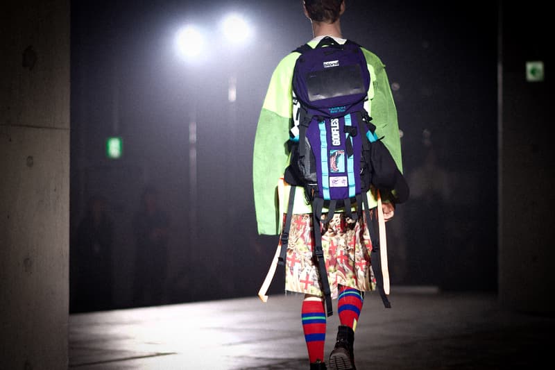 N.HOOLYWOOD 尾花大輔 エヌ N ハリウッド 2019年春夏 SS コレクション ランウェイ バックステージ ヴィンテージ ミリタリー パンク ジャケット Tシャツ パンツ バックパック