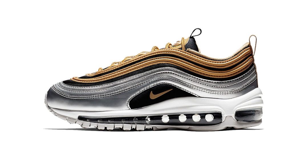 大胆不敵な金銀デザインの Nike Air Max 97 計2足のビジュアルが登場 