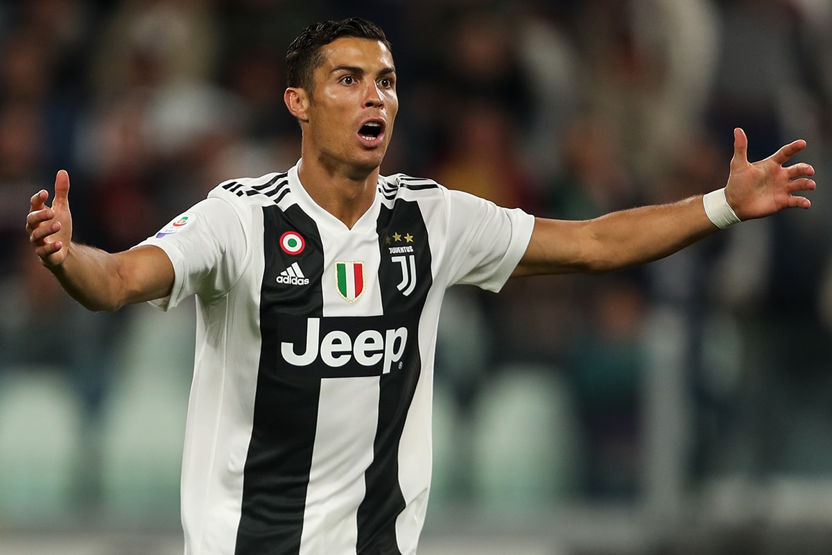 Cristiano Ronaldo Nike Juventus real madrid rape soccer football nike ea sports fifa 19 cover HYPEBEAST 