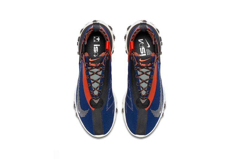 Nike React Runner Mid WR ISPA First Official Look 87 55 Release Details Closer White Orange Black Blue Red Information sneakers trainer footwear