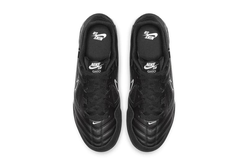 ナイキ Nike SB スケートボード Gato ガトー ブラック ホワイト ゴールド スニーカー インライン オリジナル Black White 