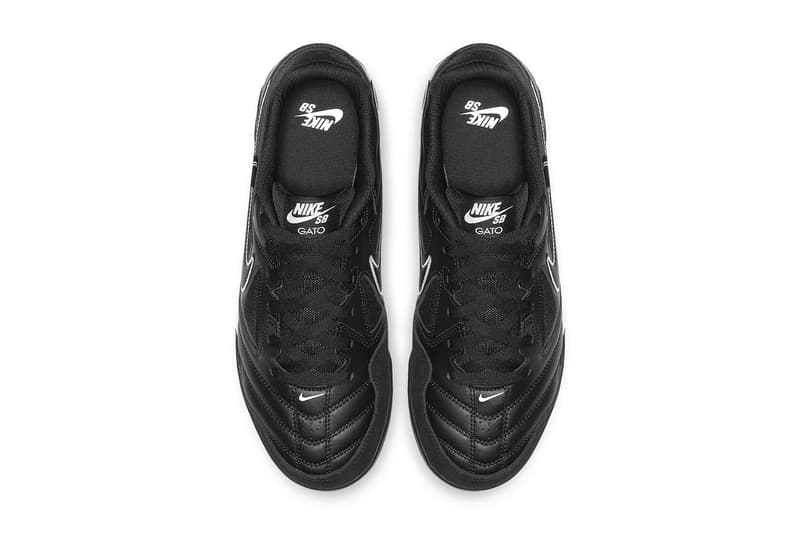 ナイキ Nike SB スケートボード Gato ガトー ブラック ホワイト ゴールド スニーカー インライン オリジナル Black White