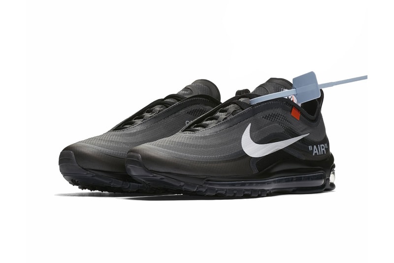 オフホワイト ナイキ エアマックス 97 スニーカー off white nike air max 97 virgil abloh 2018 nike sportswear footwear black white cone black HYPEBEAST
