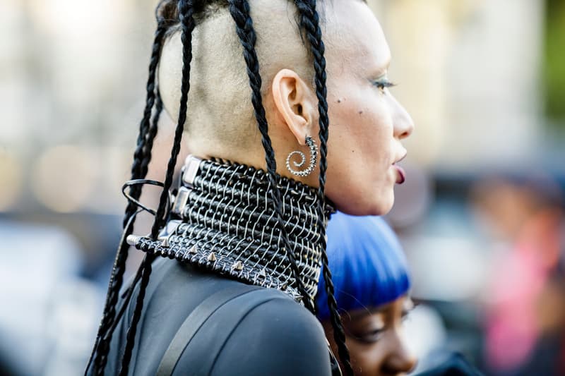 Paris Fashion Week Spring/Summer 2019 Street Style SS19 prada off white nike virgil abloh burberry undercover comme des garcons raf simons Kozue Akimoto HYPEBEAST