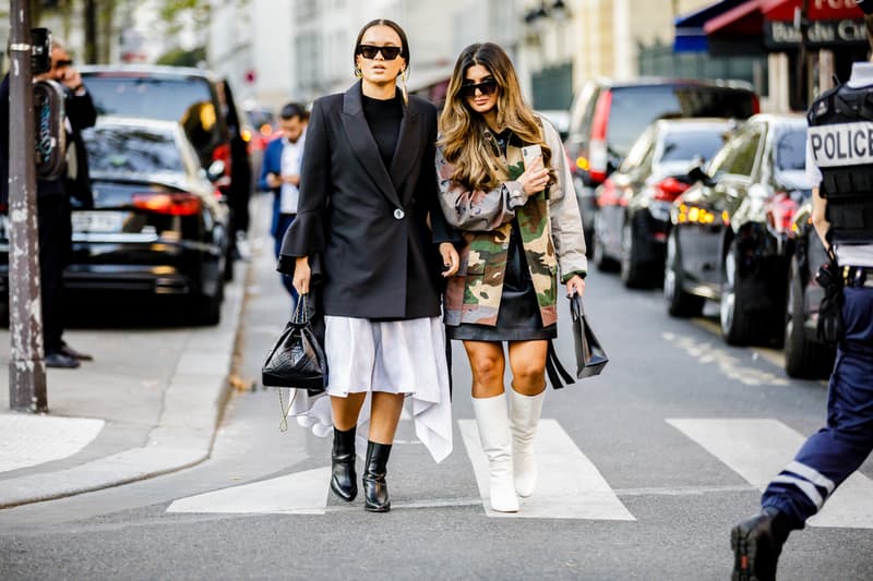 Paris Fashion Week Spring/Summer 2019 Street Style SS19 prada off white nike virgil abloh burberry undercover comme des garcons raf simons Kozue Akimoto HYPEBEAST