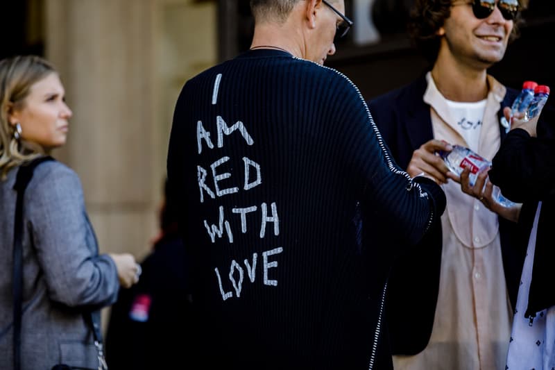 Paris Fashion Week Spring/Summer 2019 Street Style SS19 prada off white nike virgil abloh burberry undercover comme des garcons raf simons Kozue Akimoto HYPEBEAST