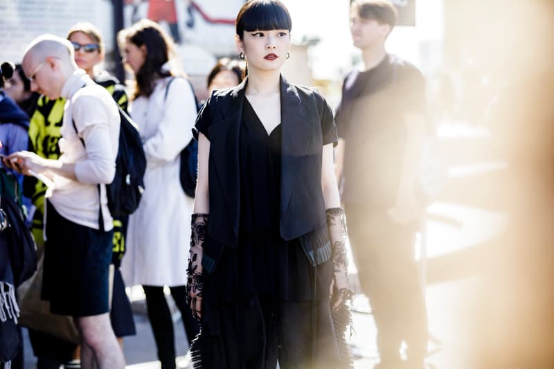 Paris Fashion Week Spring/Summer 2019 Street Style SS19 prada off white nike virgil abloh burberry undercover comme des garcons raf simons Kozue Akimoto HYPEBEAST