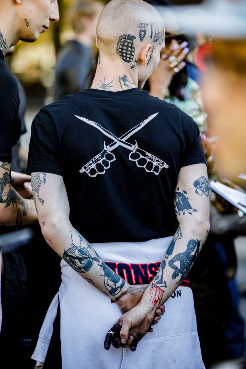 Paris Fashion Week Spring/Summer 2019 Street Style SS19 prada off white nike virgil abloh burberry undercover comme des garcons raf simons Kozue Akimoto HYPEBEAST