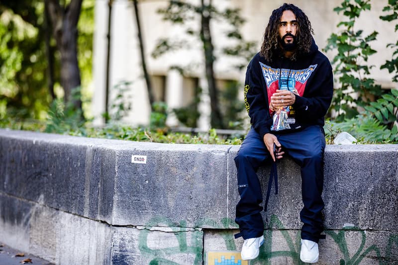 Paris Fashion Week Spring/Summer 2019 Street Style SS19 prada off white nike virgil abloh burberry undercover comme des garcons raf simons