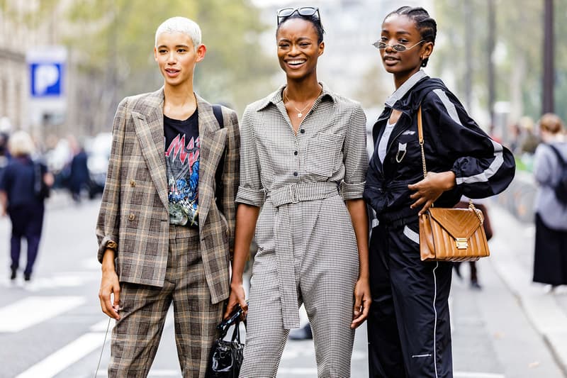 Paris Fashion Week Spring/Summer 2019 Street Style SS19 prada off white nike virgil abloh burberry undercover comme des garcons raf simons