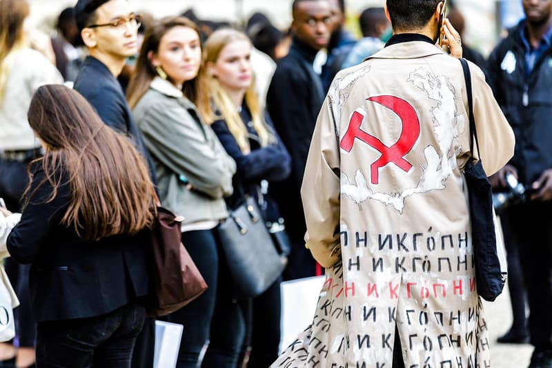 Paris Fashion Week Spring/Summer 2019 Street Style SS19 prada off white nike virgil abloh burberry undercover comme des garcons raf simons