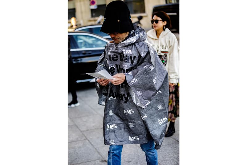 Paris Fashion Week Spring/Summer 2019 Street Style SS19 prada off white nike virgil abloh burberry undercover comme des garcons raf simons