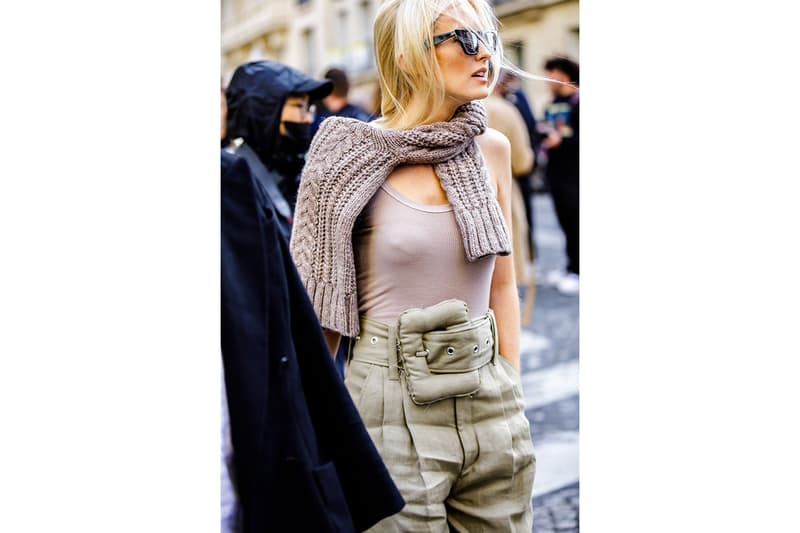 Paris Fashion Week Spring/Summer 2019 Street Style SS19 prada off white nike virgil abloh burberry undercover comme des garcons raf simons