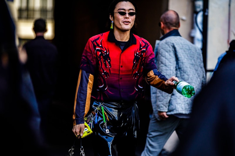 Paris Fashion Week Spring/Summer 2019 Street Style SS19 prada off white nike virgil abloh burberry undercover comme des garcons raf simons 
