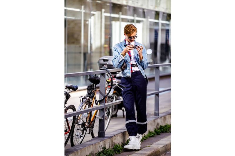 Paris Fashion Week Spring/Summer 2019 Street Style SS19 prada off white nike virgil abloh burberry undercover comme des garcons raf simons