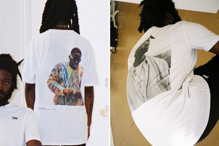 Patta が 2Pac と Biggie の写真を両面に落とし込んだリバーシブル仕様のTシャツを制作