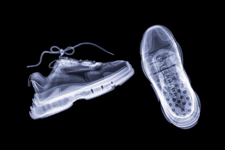 話題のスニーカーの数々をレントゲン撮影したアート作品が登場